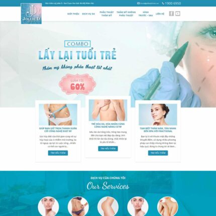 Theme WordPress Spa làm đẹp 04