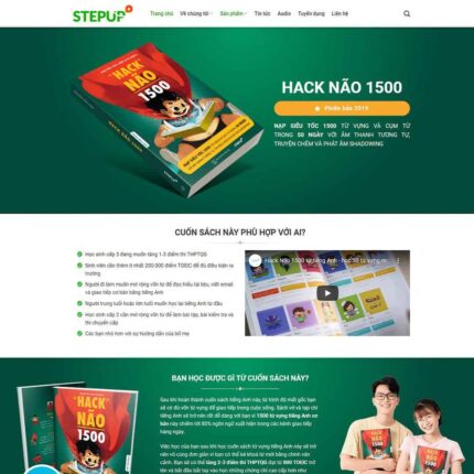 Theme WordPress giới thiệu sách, bán sách