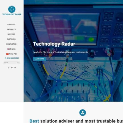 Theme WordPress công ty bán thiết bị điện tử
